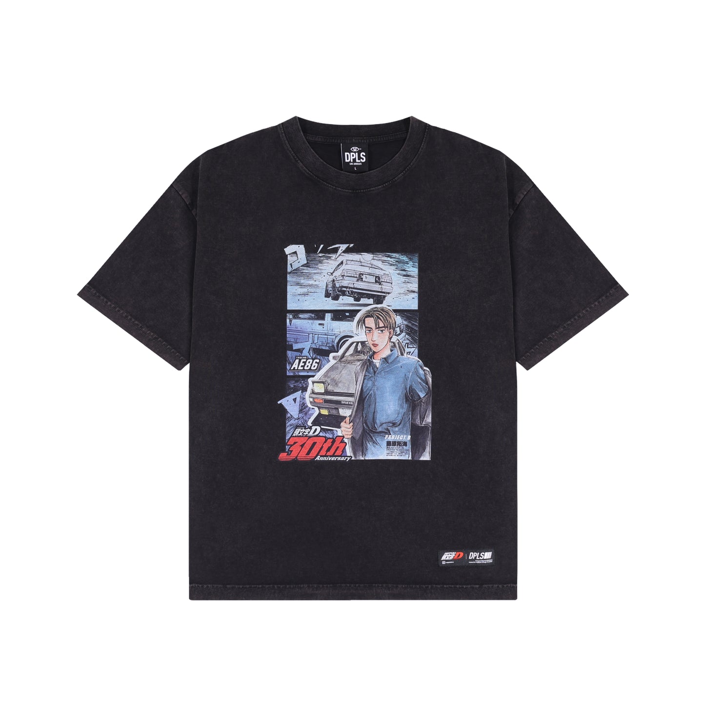Initial D x DPLS T-shirt Black