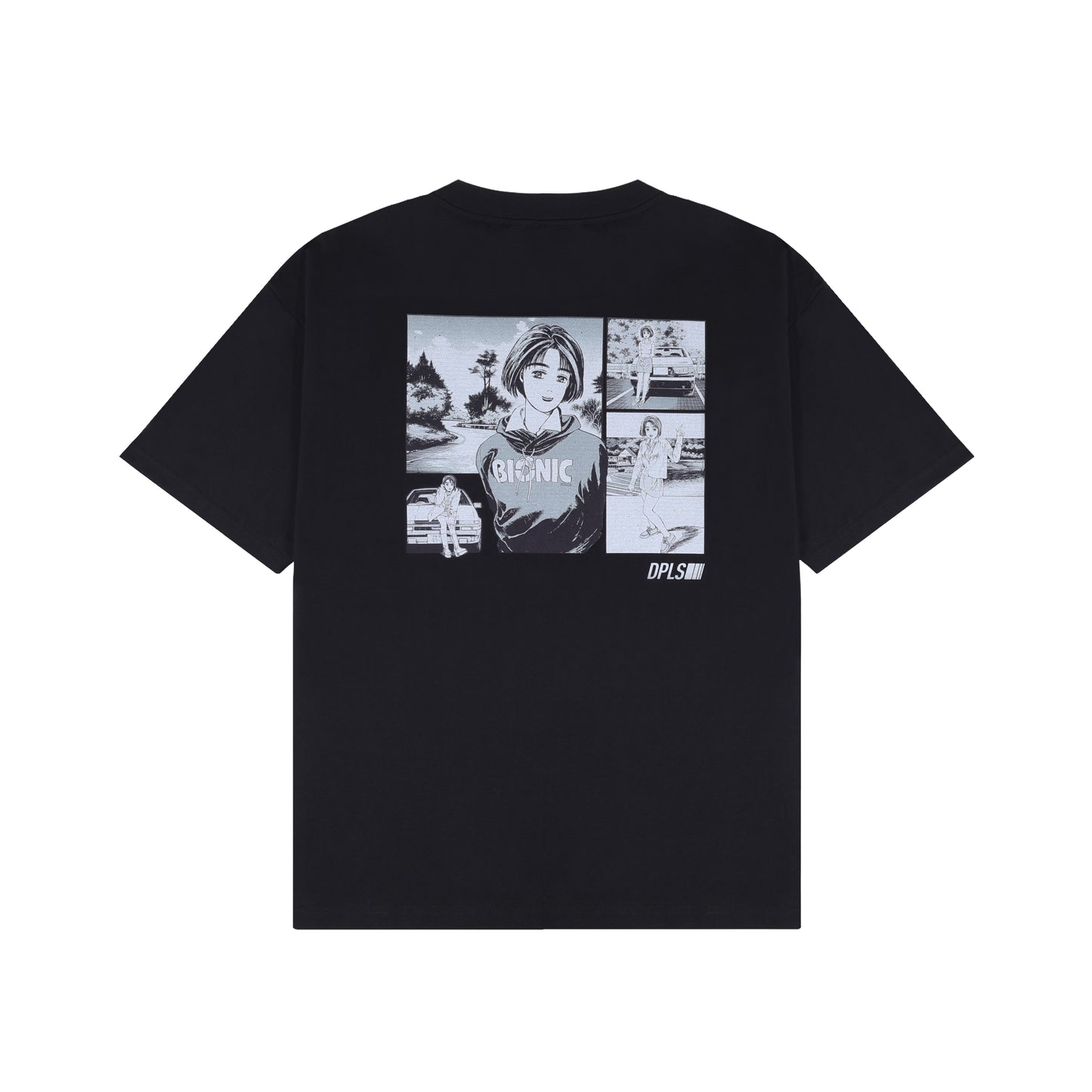 Initial D x DPLS T-shirt Black 2