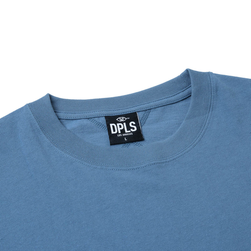 HOLOGRAM REFLECTIVE POCKET TEE - OCEAN