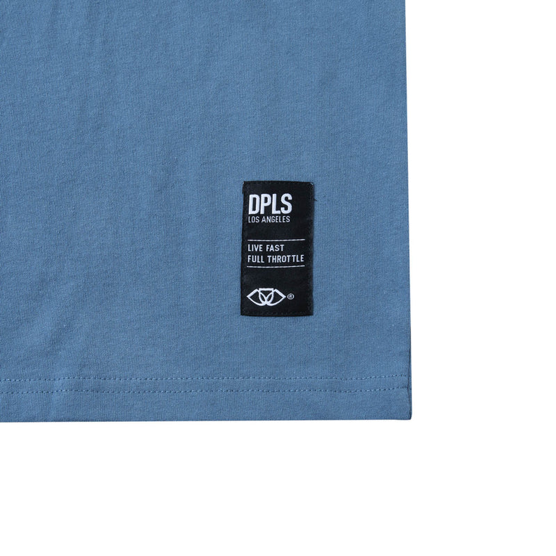 HOLOGRAM REFLECTIVE POCKET TEE - OCEAN