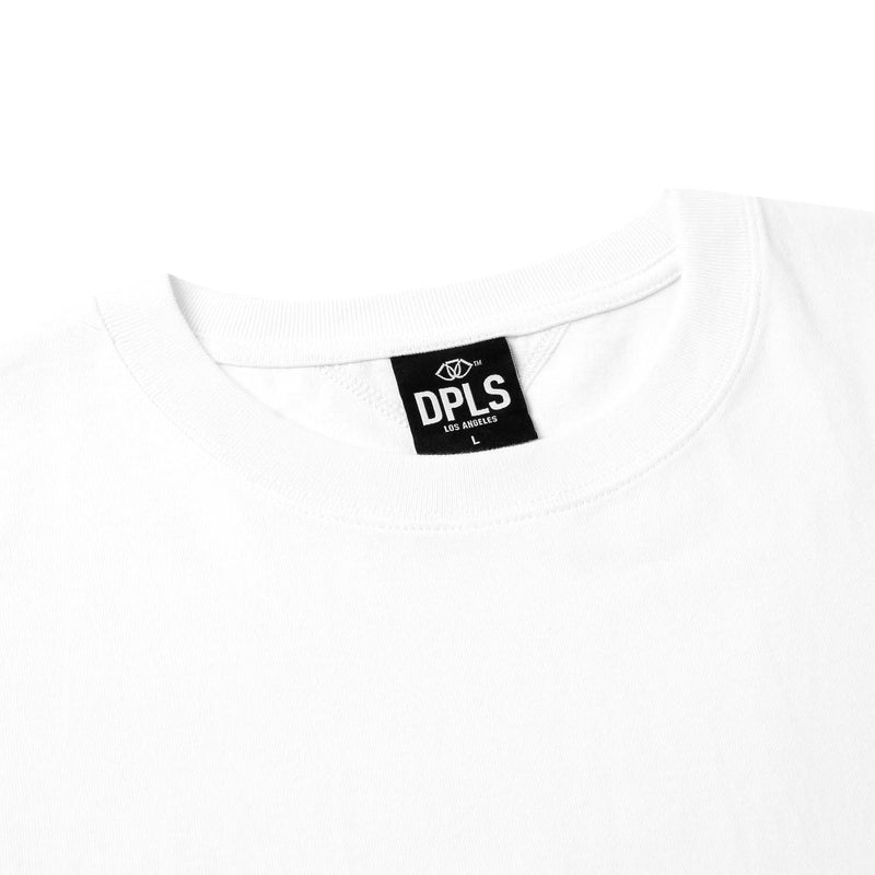 HOLOGRAM REFLECTIVE POCKET TEE - WHITE