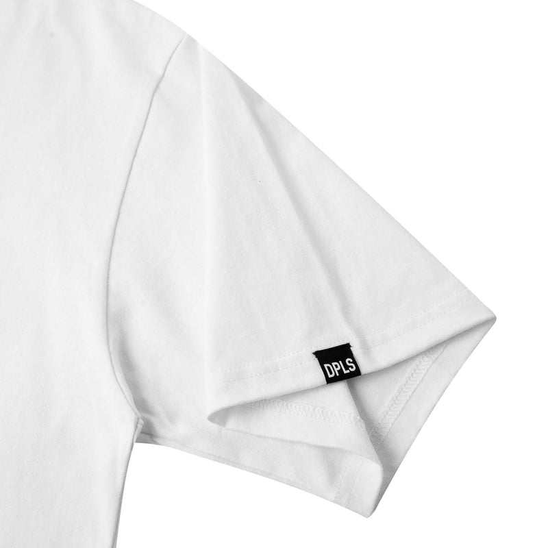 HOLOGRAM REFLECTIVE POCKET TEE - WHITE