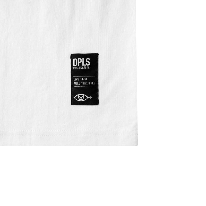 HOLOGRAM REFLECTIVE POCKET TEE - WHITE
