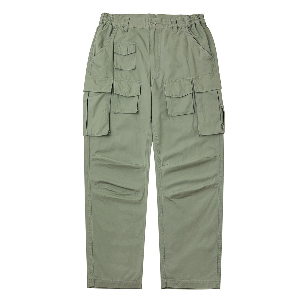 9 POCKETS CARGO PANTS - BAMBOO