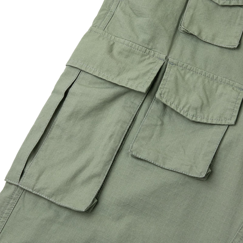 9 POCKETS CARGO PANTS - BAMBOO