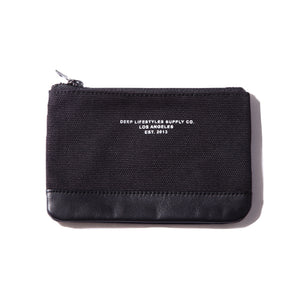 OG LOGO CANVAS COIN CASE - BLACK (1308008808519)