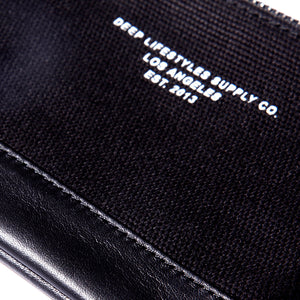 OG LOGO CANVAS COIN CASE - BLACK (1308008808519)