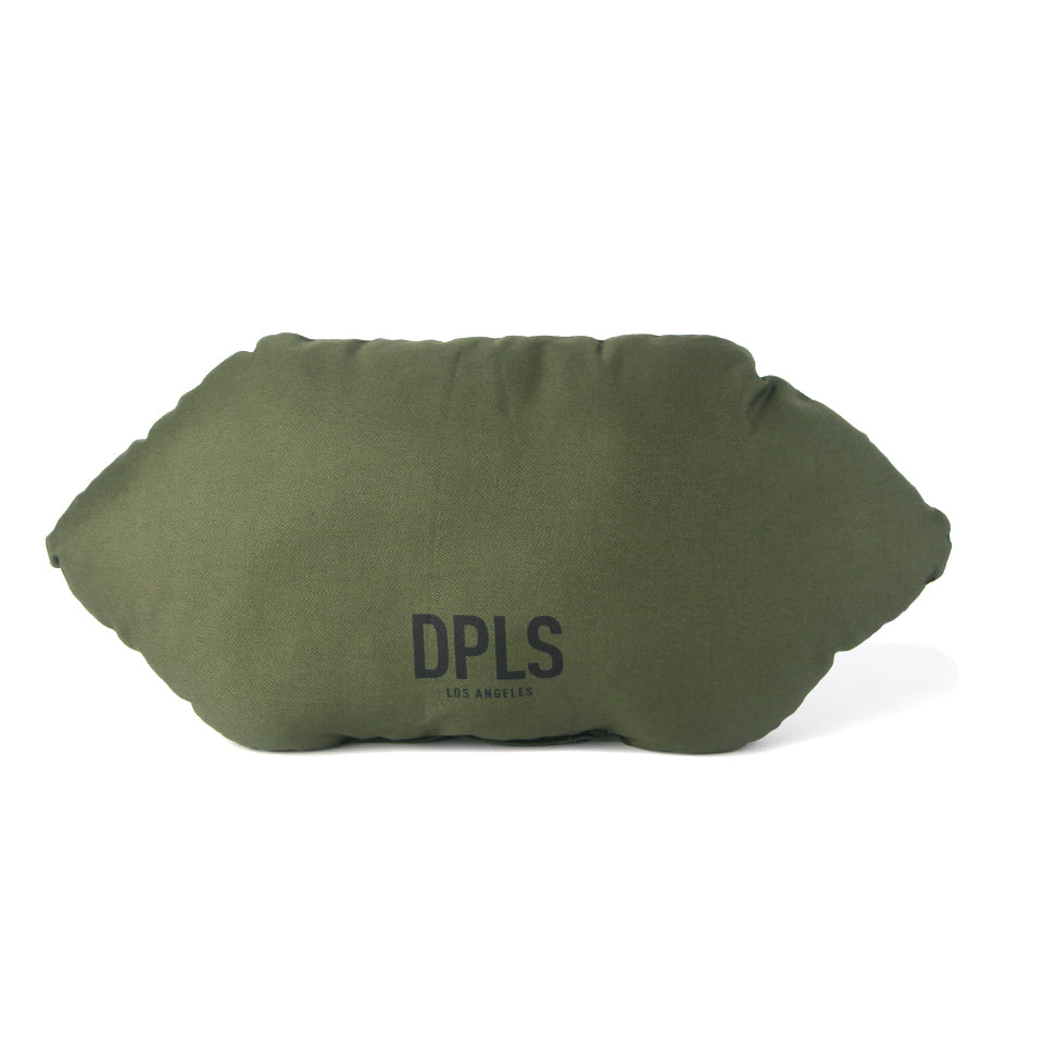 DDD LOGO CUSHION - OLIVE (1472515211335)