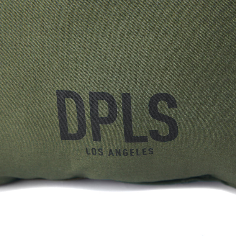 DDD LOGO CUSHION - OLIVE (1472515211335)