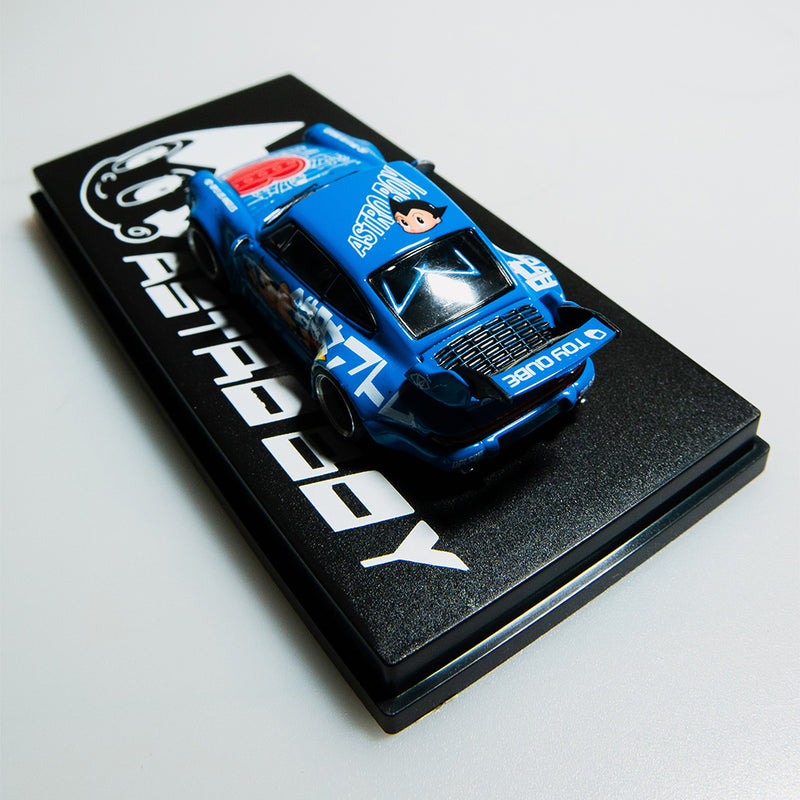 DPLS X TOYQUBE X ASTRO BOY 1/64 PORSCHE DIECAST - BLUE